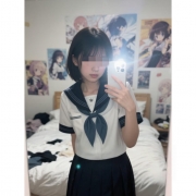 短髮甜美高中生 短期兼職